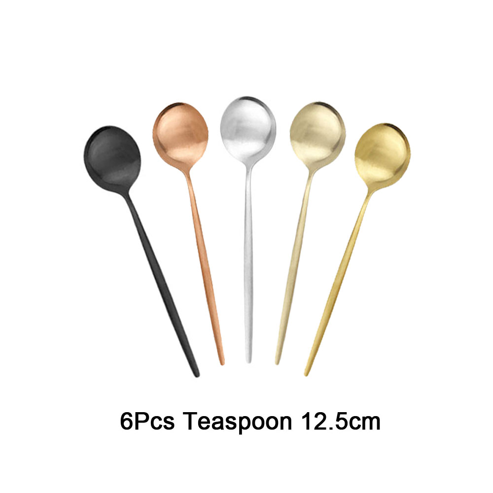 Kitchen Gadgets Gold - 6 шт., мини-ложки для перемешивания чая,