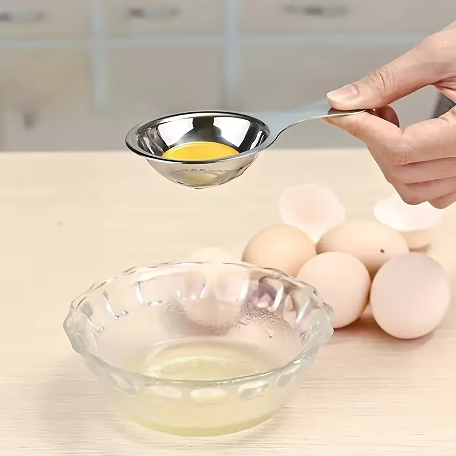 Egg Separator Tool - Сепаратор для яиц из нержавеющей стали,